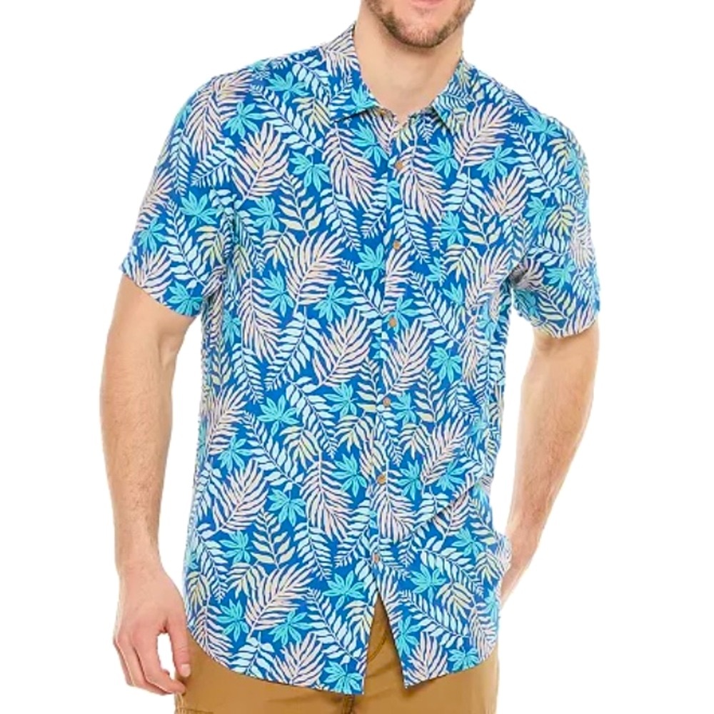 NEW UNIONBAY Men’s Rayon Button-up Shirt